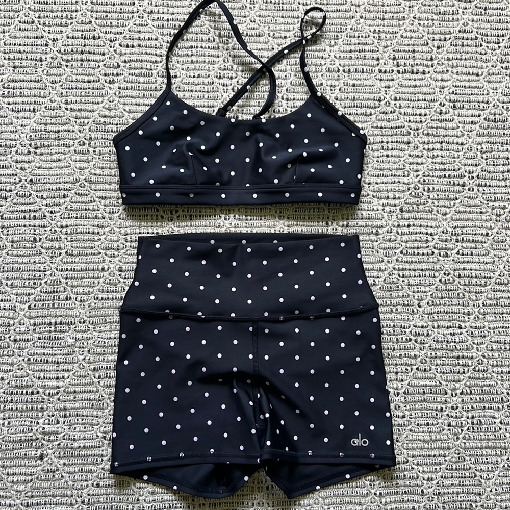 Alo Yoga Polka Dot Set